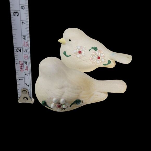 Vintage Pair of Porcelain Bird Figurines - Picture 9 of 12